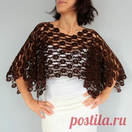 Невероятные летние ажурные пончо-туники. 60 идей, которые вам определенно понравятся | Мои "Томми" | Яндекс Дзен