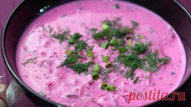 Холодный борщ на кефире - http://lovecook.me