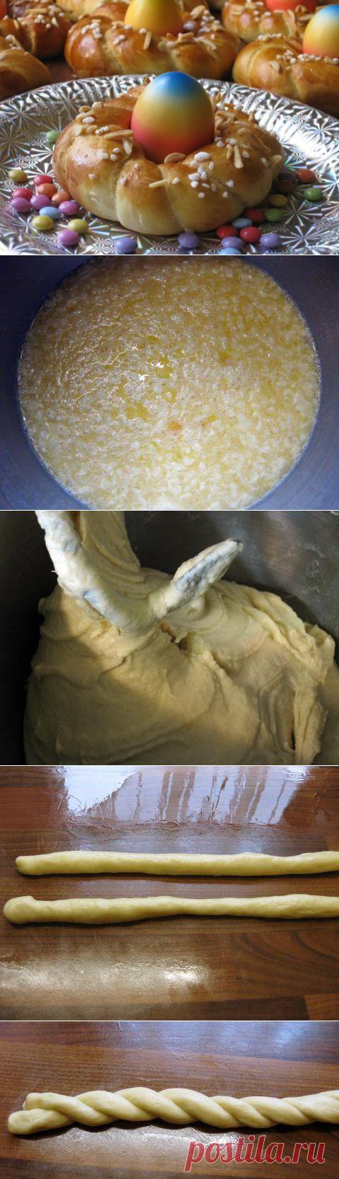 Сдобные веночки к Пасхе | 4vkusa.ru