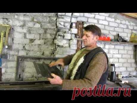 Дом в глуши.Работы с жестью- бизнес в деревне .