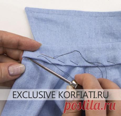 Как сшить женскую рубашку - мастер-класс от Анастасии Корфиати