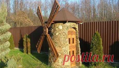 Оригинальный туалет на даче.