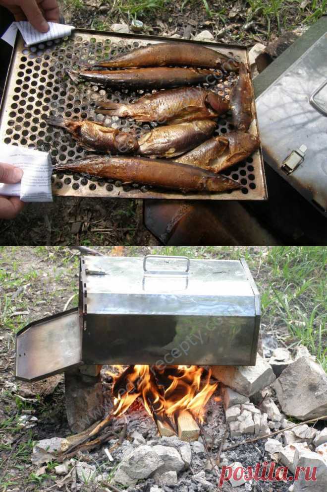 Домашняя рыбка горячего копчения