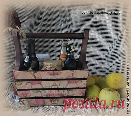 Короб для хранения Яблоневый сад - короб,короб для хранения,короб для кухни