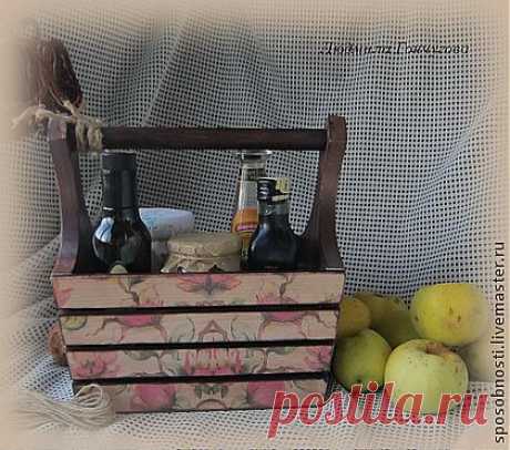 Короб для хранения Яблоневый сад - короб,короб для хранения,короб для кухни