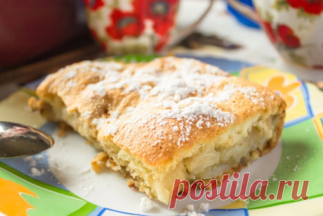 Простой рецепт шарлотки с яблоками в духовке