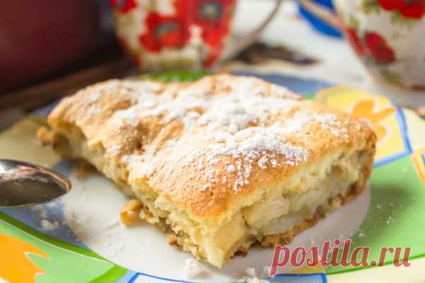 Простой рецепт шарлотки с яблоками в духовке