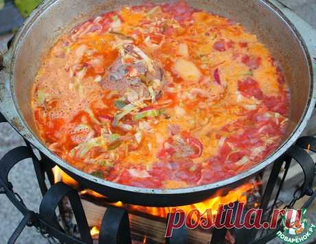 Борщ в казане – кулинарный рецепт