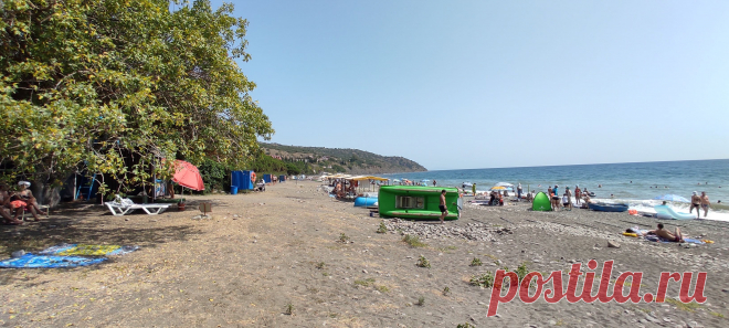 Канака Крым. Отдых дикарём на море с чёрным песком