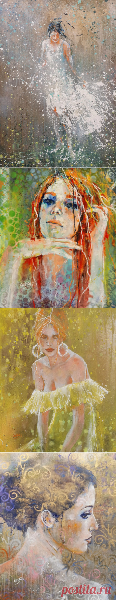 Какой красивой женщина бывает! Художник Исмаэль Коста (Ismaël Costa)