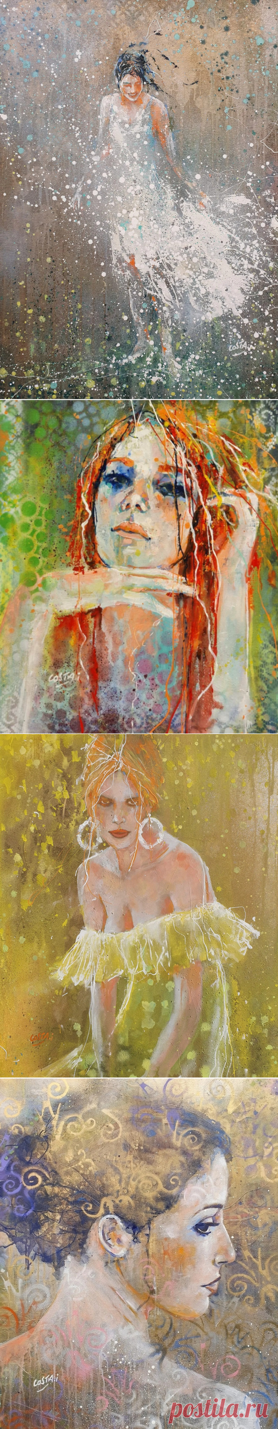 Какой красивой женщина бывает! Художник Исмаэль Коста (Ismaël Costa)