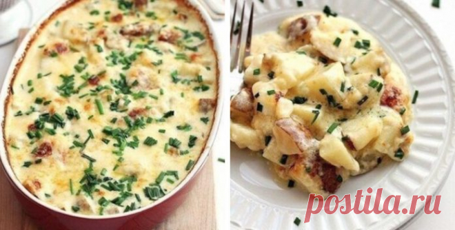Такой ужин поднимет настроение всем: Самый вкусный картофель запеченный в духовке