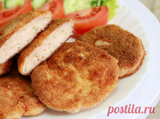 Котлеты сливочные куриные