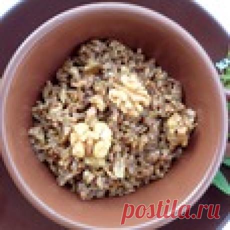 Каша из полбы с грецким орехом Кулинарный рецепт