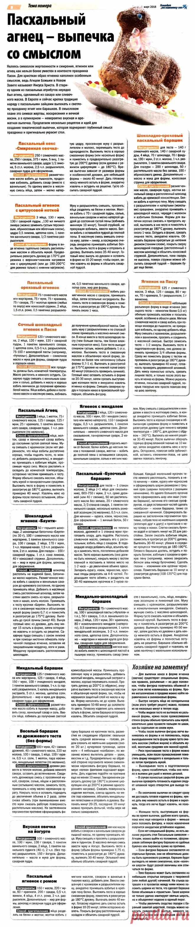 Пасхальный агнец - выпечка со смыслом