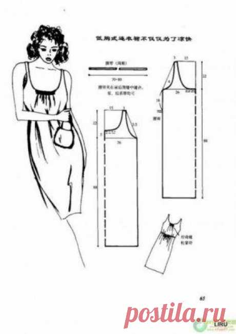 Выкройка платья сарафан. Шьем платье сарафан своими руками