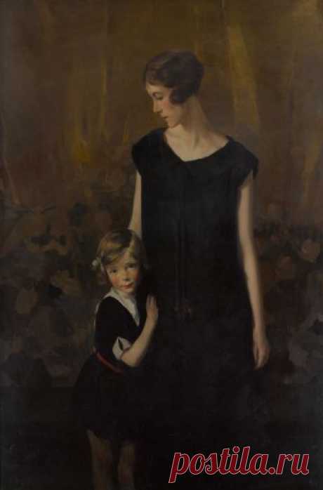 Художник Герберт Джеймс Ганн / Sir Herbert James Gunn (Шотландия, 1893-1964) и его картины