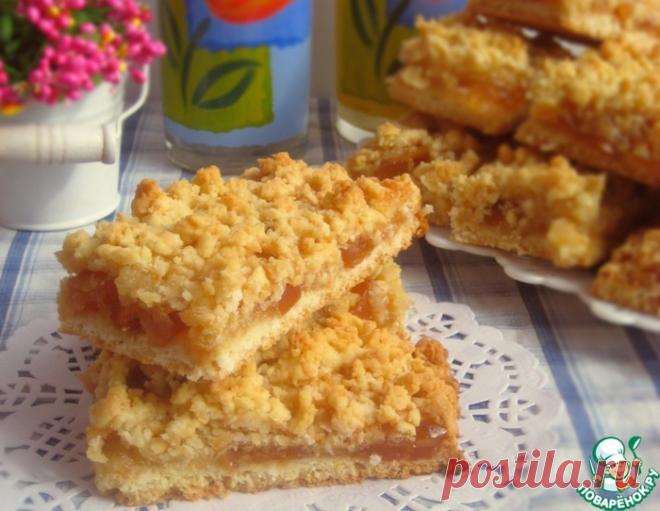 Постное кокосовое печенье с джемом