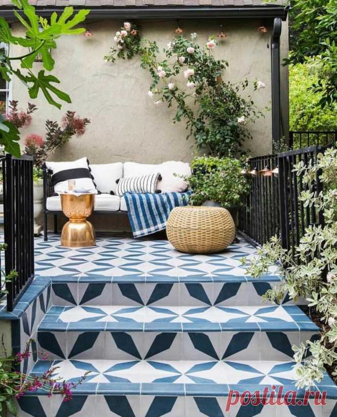 Да будет цвет: 10 идей декорирования террасы | ELLE Decoration | Яндекс Дзен