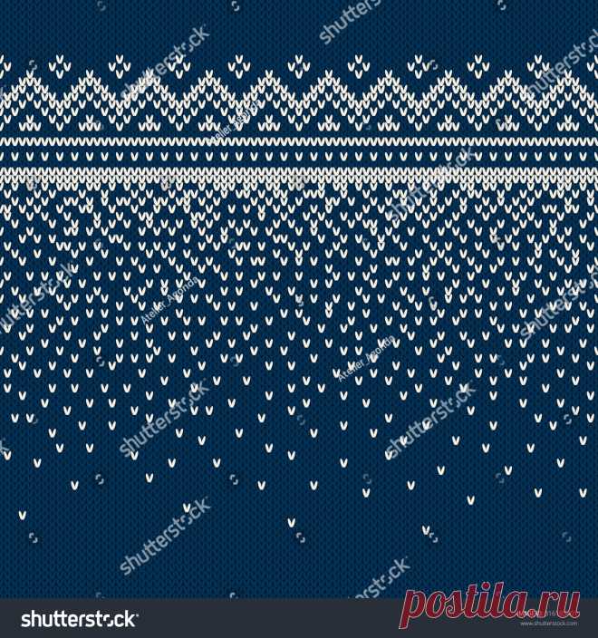 Рождественский дизайн свитера Бесшовные узор вязания - вектор | Векторный клипарт 316185401 - Shutterstock