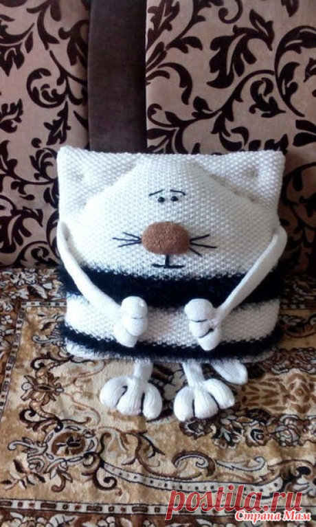 Кото-подушка. - Вязание - Страна Мам