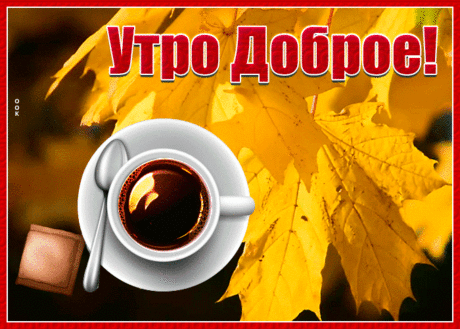 Прекрасная открытка доброе утро