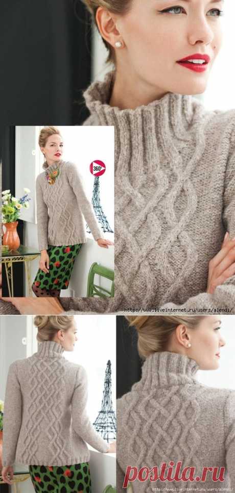 Пуловер из журнала Vogue Knitting Holiday 2013