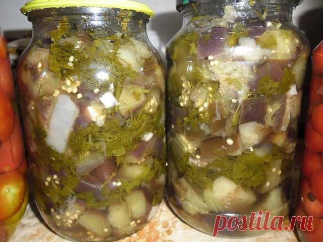 Баклажаны под грибы
