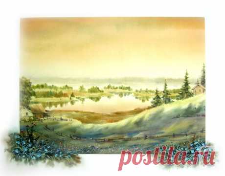 Художник Кроповинский Сергей Анатольевич. Aкварель