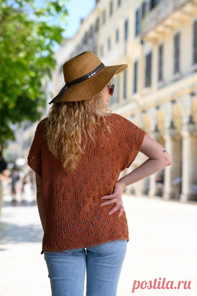 Получилось прелестно! 10 летних впечатляющих моделей спицами | Рукоделие Светлана Лосева Вязание | Дзен