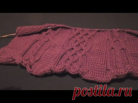 Тунисское вязание. Косы и араны (Tunisian crochet. Braids and arans)