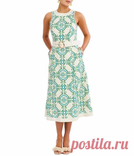 Mestiza New York Louisa Printed Poplin Crew Neck Sleeveless Belted Midi Dress | Dillard's Shop for Mestiza New York Louisa Printed Poplin Crew Neck Sleeveless Belted Midi Dress at Dillard's. Visit Dillard's to find clothing, accessories, shoes, cosmetics & more. The Style of Your Life.