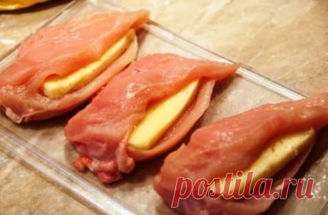 Куриная грудка с сыром