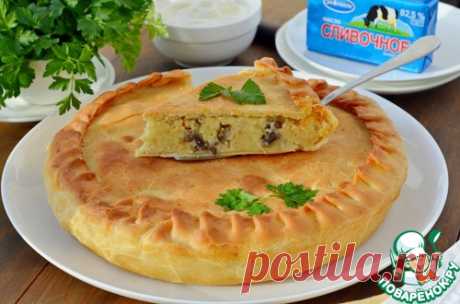 Пирог с картофелем и грибами - кулинарный рецепт