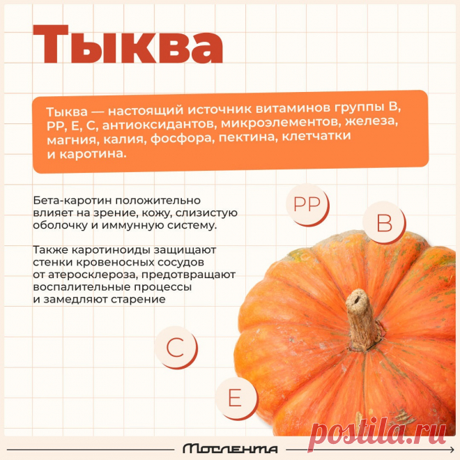 Тыква польза