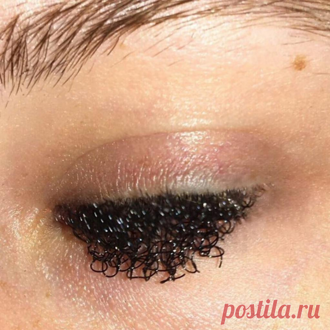 Как насчет кудрявых ресниц? Софи Петерсон — визажист, которая открывает новые границы макияжа . Милая Я