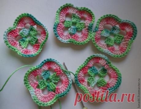 Объёмный цветок крючком (Уроки и МК по ВЯЗАНИЮ) | Журнал Вдохновение Рукодельницы