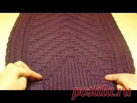 Юбка с косами, спицами.Вязание, Crochet And Knitting