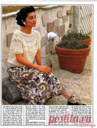 Красивая кофточка крючком Всем доброго времени суток ! Девочки, посмотрите какая красота ! Может, тоже кто-нибудь захочет связать такую кофточку. Схемки к ней имеются, очень четкие.