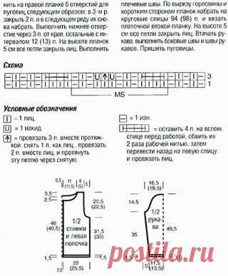 Жакет спицами.