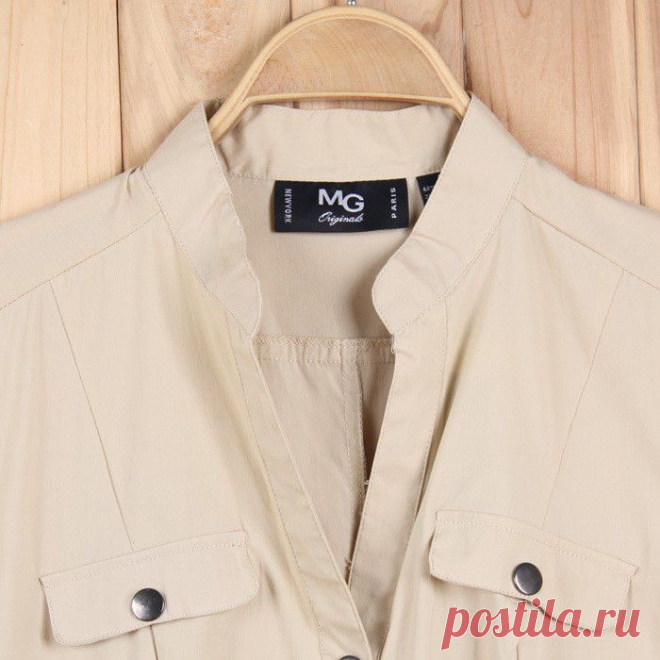 cotton women summer dress khaki beige color casual dress w/ button and pocket free shipping retail-in Dresses from Women's Clothing & Accessories on Aliexpress.com | Alibaba Group