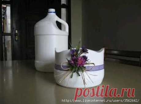 ИЗ ПЛАСТИКОВЫХ БУТЫЛОК
#ПолезныеСоветы