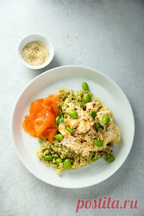 Кускус со скрэмблом и лососем: maria_kitchen — ЖЖ