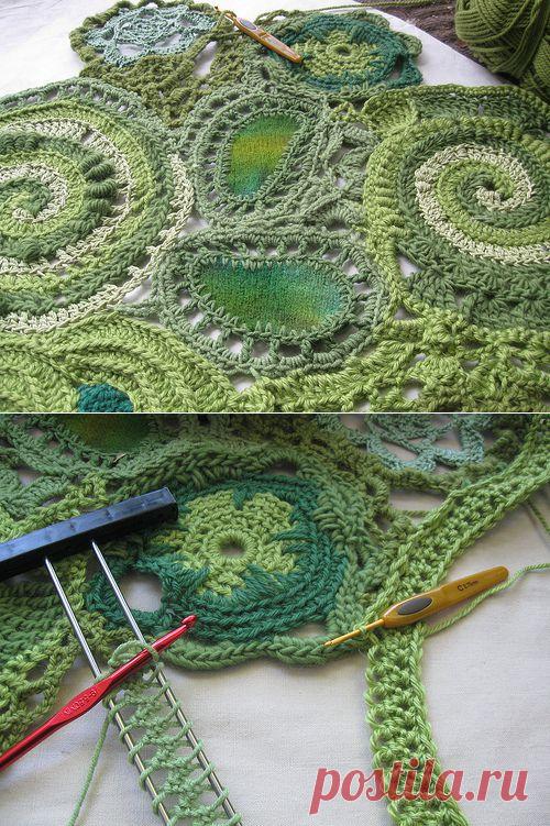 Crocheted and knit - a set on Flickr