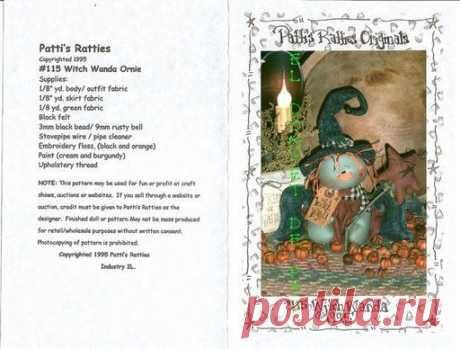Patti's Ratties originals.Ведьмочка Ванда