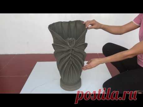 Old Cloth And Cement / Creative And Unique For Cement Plant Pots