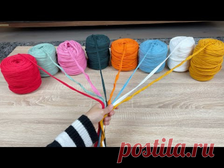 Лучшая идея, которую можно реализовать с помощью пряжи для футболок