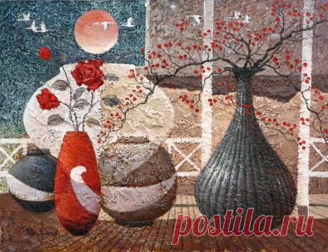 Мои цветы не поднялись высоко...~ Художник Joo Seok Ju