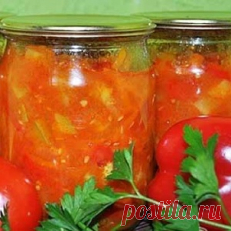 Овощной салат-соус на зиму