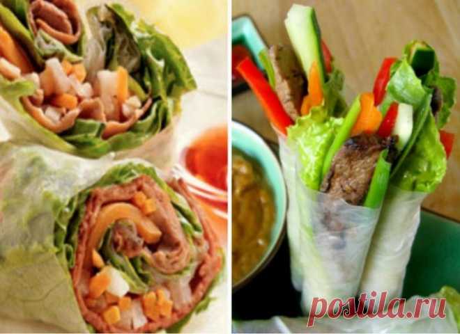 11 бутербродов без хлеба, которые можно взять на работу | Четыре вкуса